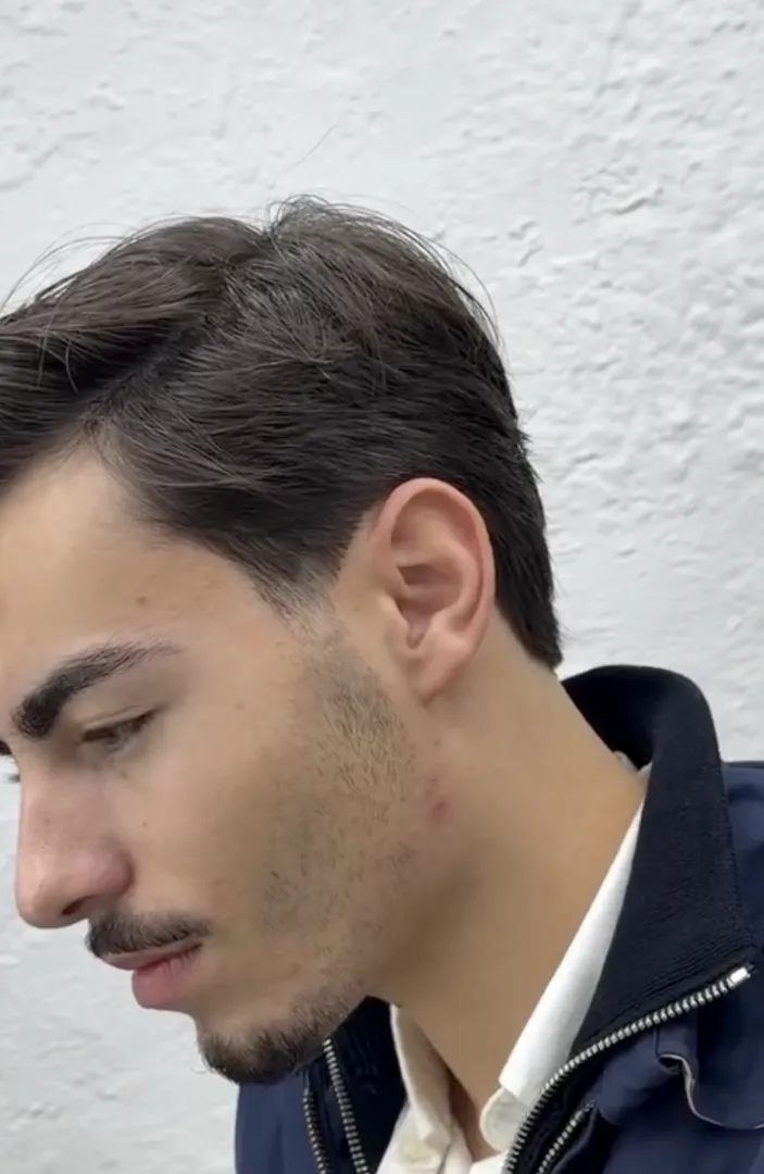Corte com acabamento texturizado